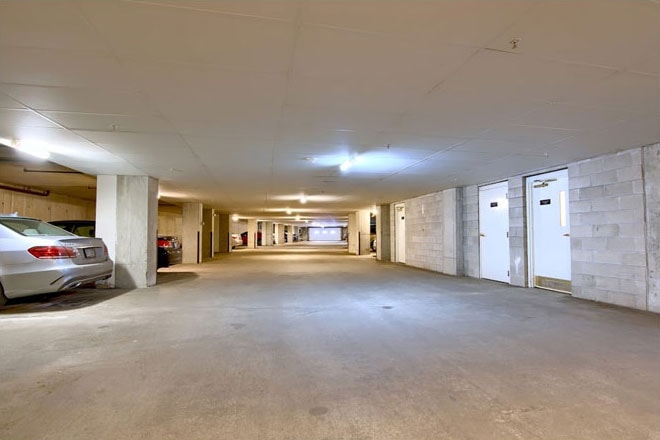Underground parking garage
